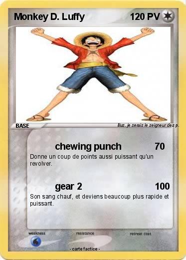 Pokemon Monkey D. Luffy