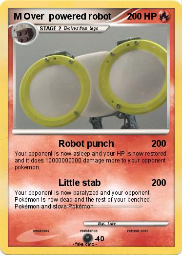 Pokemon M Over  powered robot