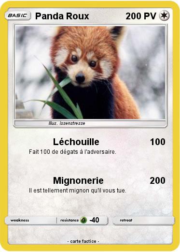 Pokemon Panda Roux