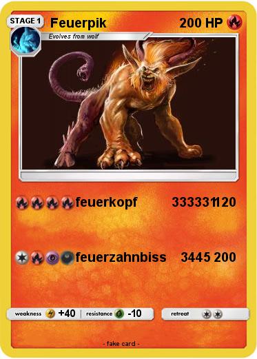Pokemon Feuerpik