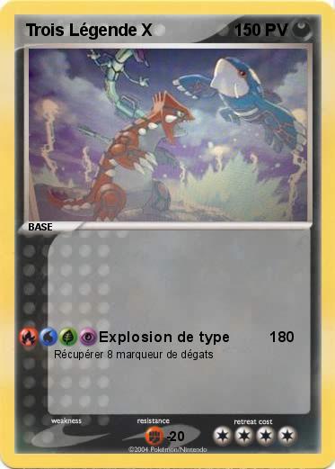 Pokemon Trois Légende X