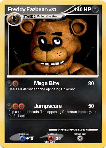 Pokemon Freddy Fazbear