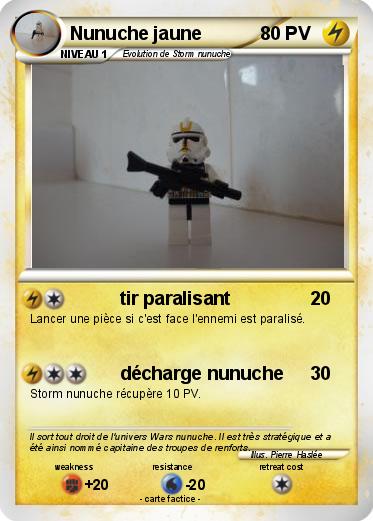 Pokemon Nunuche jaune