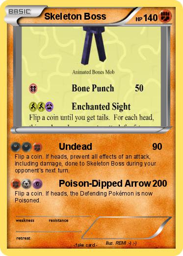 Pokemon Skeleton Boss