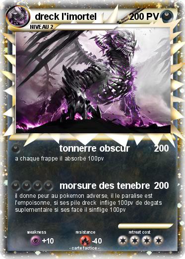 Pokemon dreck l'imortel