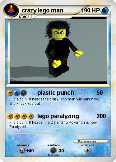 Pokemon crazy lego man