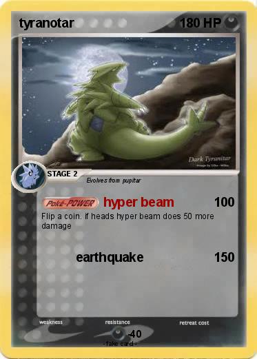 Pokemon tyranotar