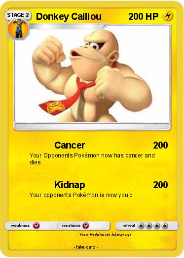 Pokemon Donkey Caillou