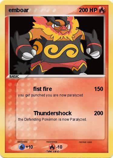 Pokemon emboar