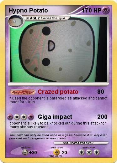 Pokemon Hypno Potato