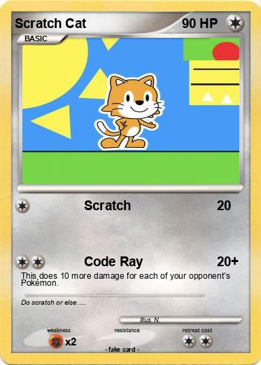 Pokemon Scratch Cat