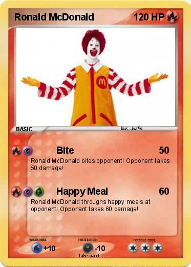 Pokemon Ronald McDonald
