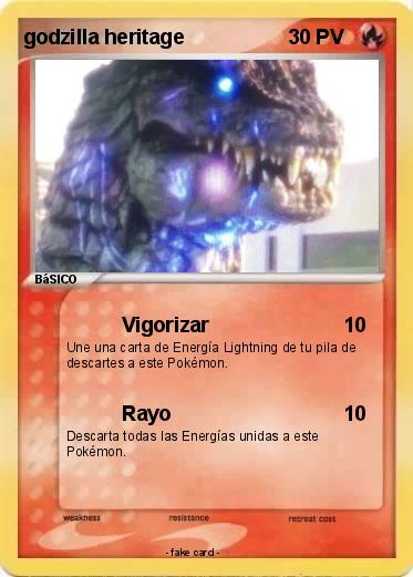 Pokemon godzilla heritage