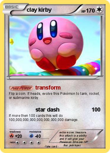 Pokemon clay kirby