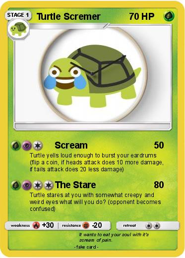 Pokemon Turtle Scremer
