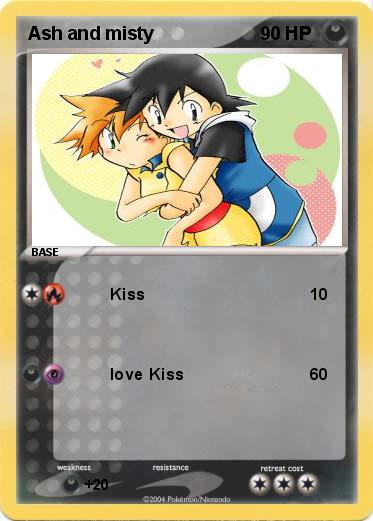 Pokémon Ash and misty - Kiss.