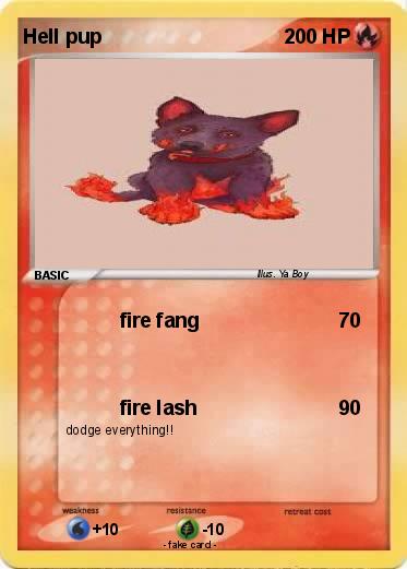 Pokemon Hell pup