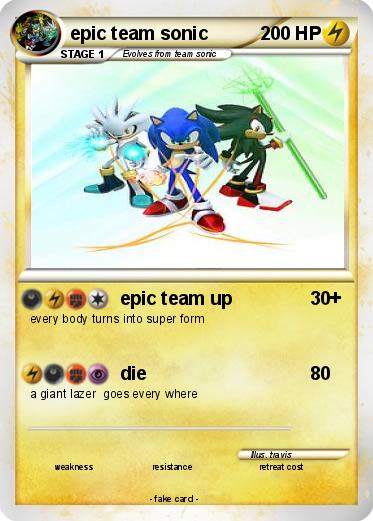 Pokemon epic team sonic
