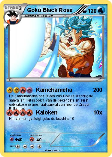 Pokemon Goku Black Rose