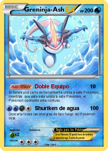Pokemon Greninja-Ash
