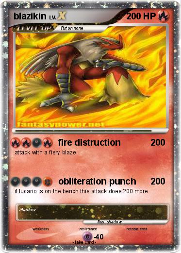 Pokemon blazikin