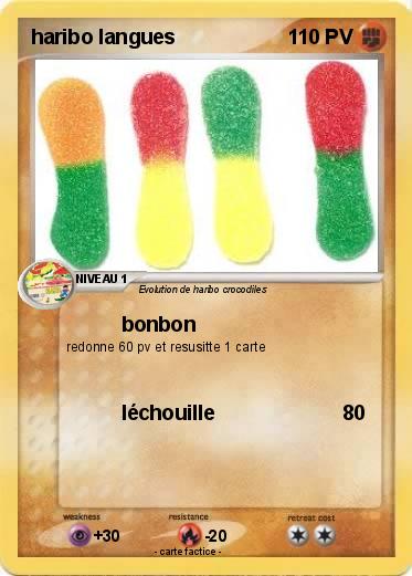 Pokemon haribo langues