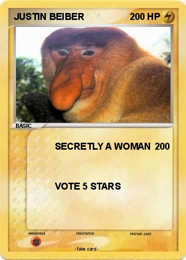 Pokemon JUSTIN BEIBER