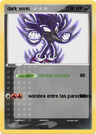 Pokemon dark sonic