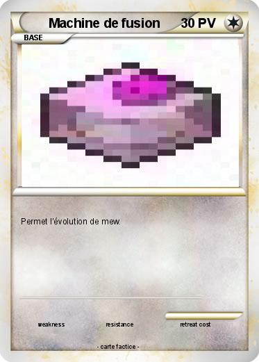 Pokemon Machine de fusion