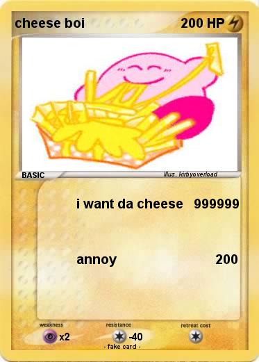 Pokemon cheese boi