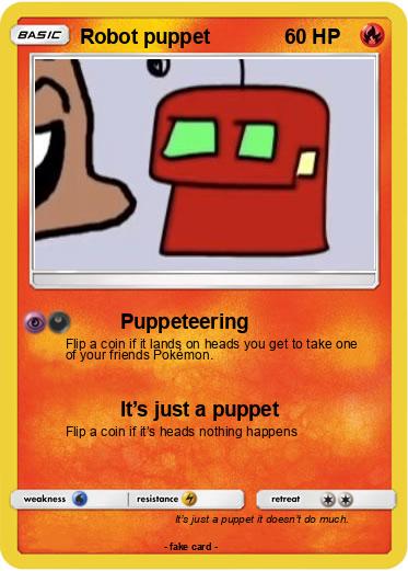 Pokemon Robot puppet