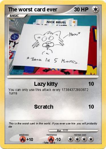 Pokemon The worst card ever