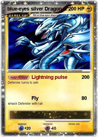 Pokemon blue-eyes silver Dragon