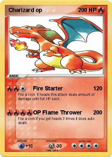 Pokemon Charizard op
