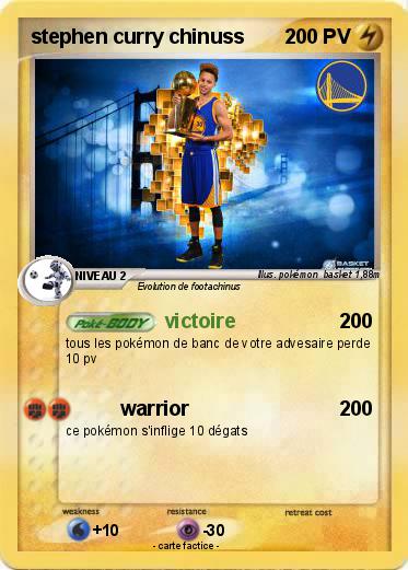 Pokemon stephen curry chinuss