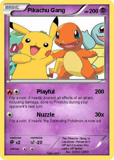 Pokemon Pikachu Gang