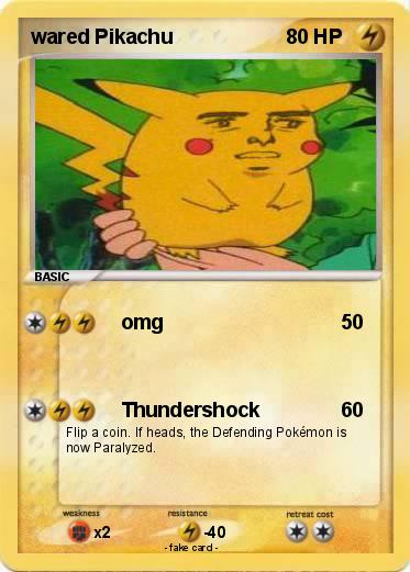 Pokemon wared Pikachu