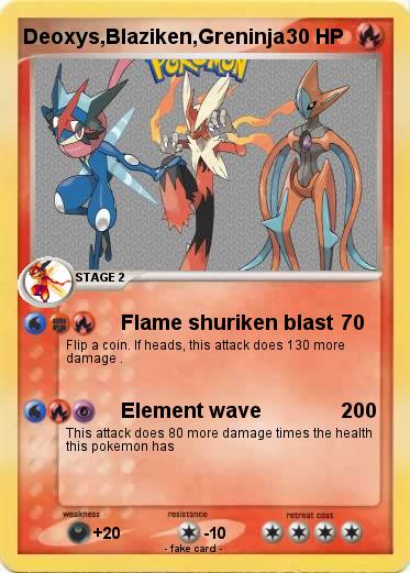 Pokemon Deoxys,Blaziken,Greninja