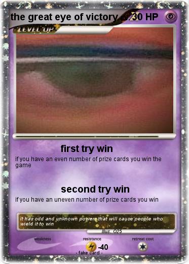 Pokemon the great eye of victory