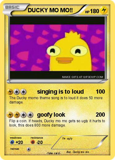 Pokemon DUCKY MO MO!!