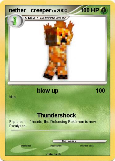 Pokemon nether   creeper