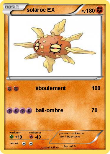 Pokemon solaroc EX