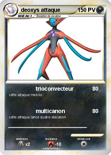 Pokemon deoxys attaque
