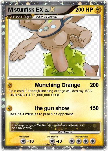 Pokemon M stunfisk EX