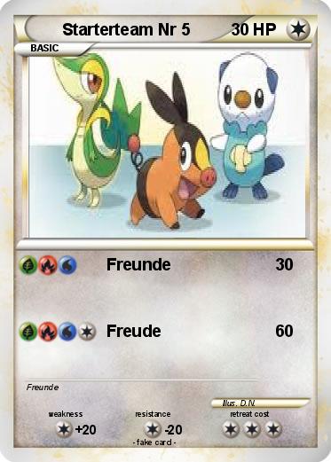 Pokemon Starterteam Nr 5