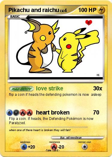 Pokemon Pikachu and raichu