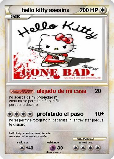 Pokemon hello kitty asesina
