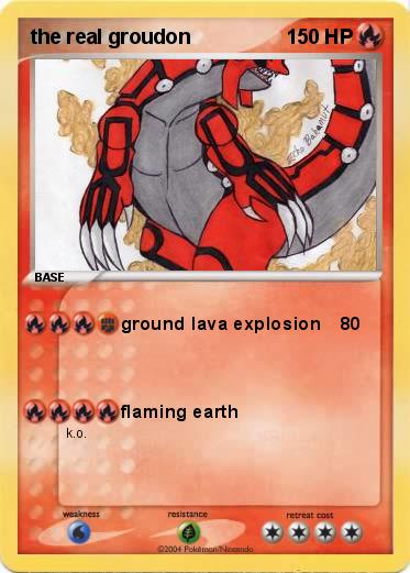 Pokemon the real groudon