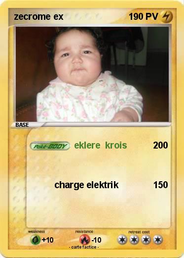 Pokemon zecrome ex