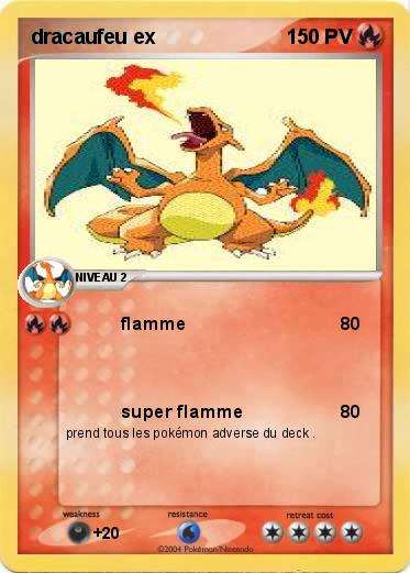 Pokemon dracaufeu ex